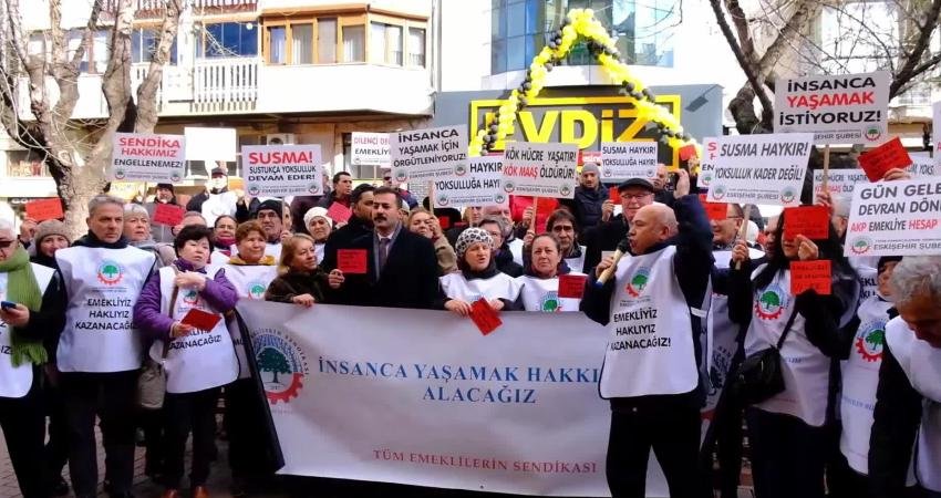 Tüm Emeklilerin Sendikası Merkez Temsilciler Kurulu Üyesi Bayram Yumrukaya, "Hepimiz yoksullaştık,