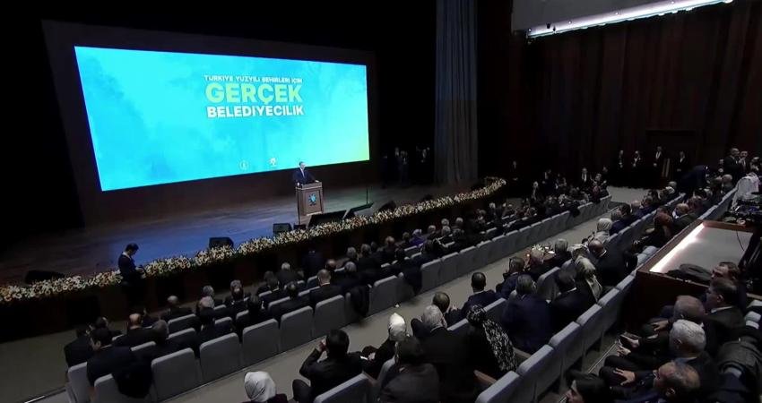 Cumhurbaşkanı ve AKP Genel Başkanı Recep Tayyip Erdoğan, Ankara'da partisinin