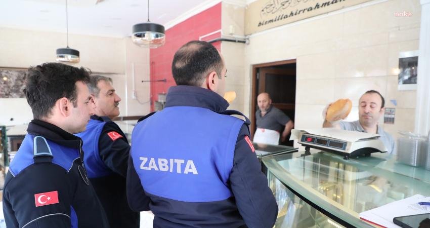 Gemlik Belediyesi Zabıta Müdürlüğü ekipleri ilçe genelindeki fırınlarda gramaj ve