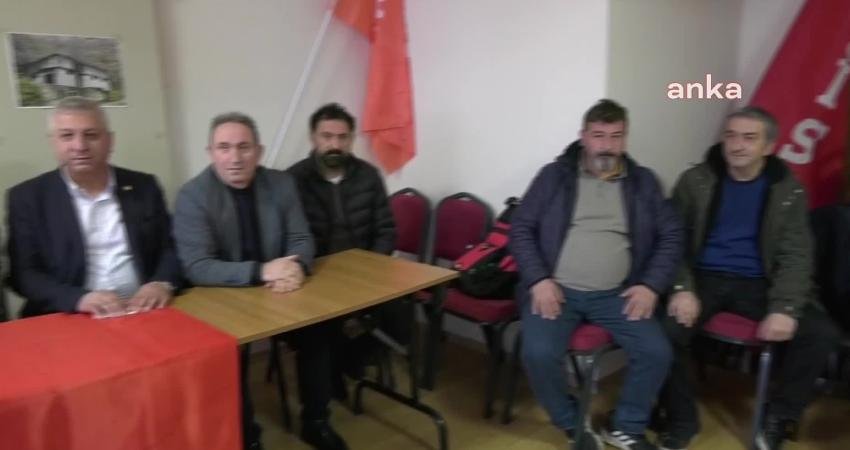 DİSK’e bağlı Gıda-İş Sendikası Genel Başkanı Olcay Ozak ve EMEK