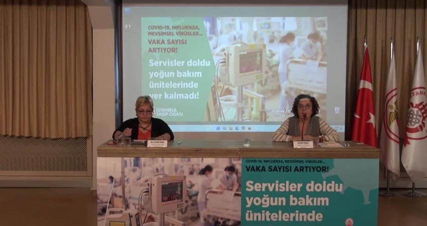 İstanbul Tabip Odası (İTO) Yönetim Kurulu Üyesi Esin Tuncay, acil