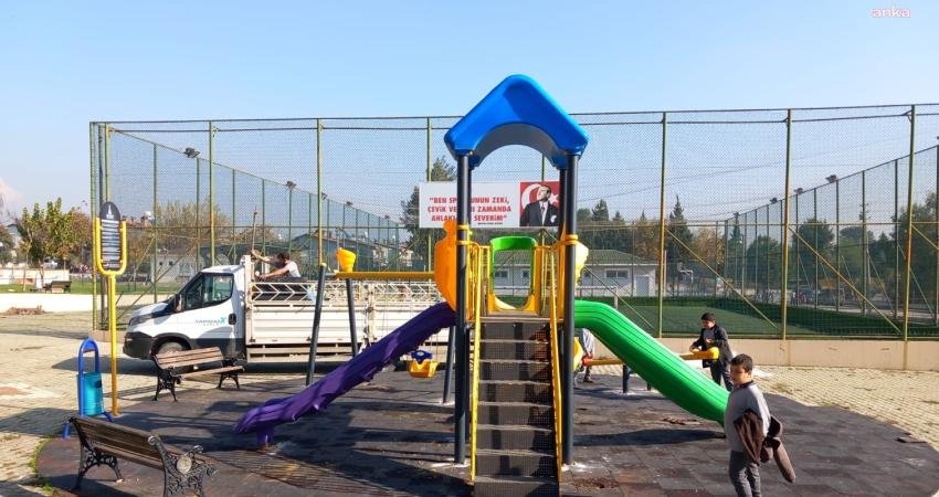 İzmir Büyükşehir Belediyesi, çocukların daha sağlıklı ve güvenilir koşullarda oynayabilmeleri