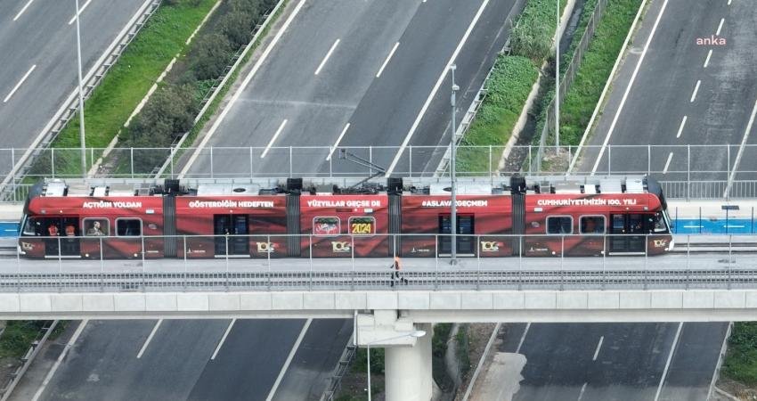 İzmir Büyükşehir Belediyesi tarafından yapımı tamamlanan Çiğli Tramvayı bugün hizmete