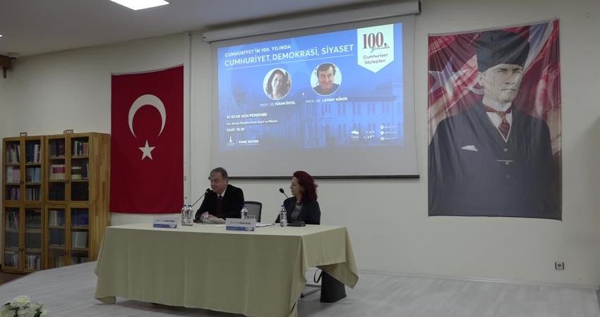 İzmir'de Cumhuriyet Söyleşileri, “Cumhuriyet'in 100. Yılında Cumhuriyet, Demokrasi ve Siyaset”