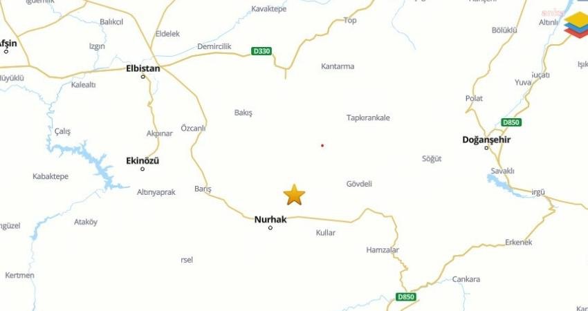 Kahramanmaraş’ın Nurhak İlçesinde 4.1 Büyüklüğünde Deprem Meydana Geldi Kahramanmaraş'ın Nurhak ilçesinde saat 22.20'de deprem meydana geldi. AFAD, depremin