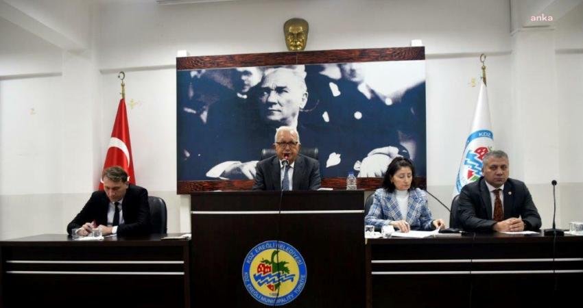 Kdz. Ereğli Belediye Başkanı Halil Posbıyık, ocak ayı meclis toplantısında