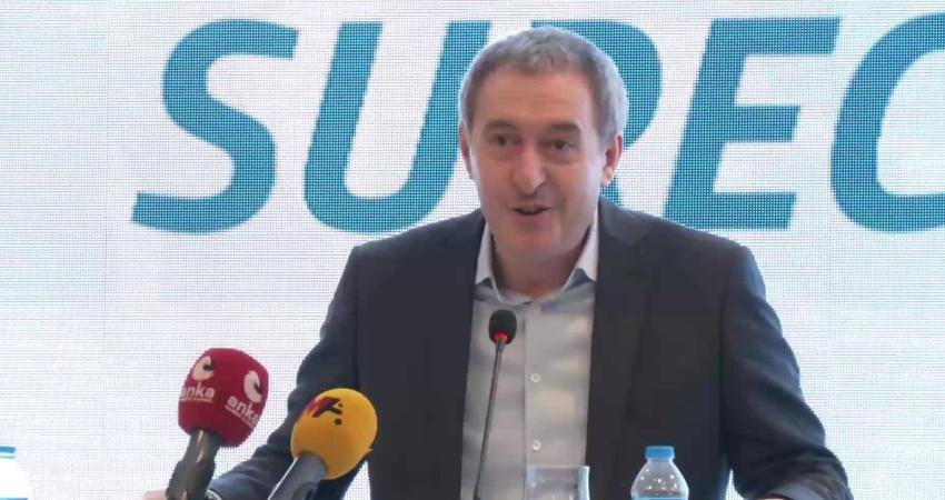 DEM Parti Eş Genel Başkanı Tuncer Bakırhan, KESK'in 11.Olağan Genel