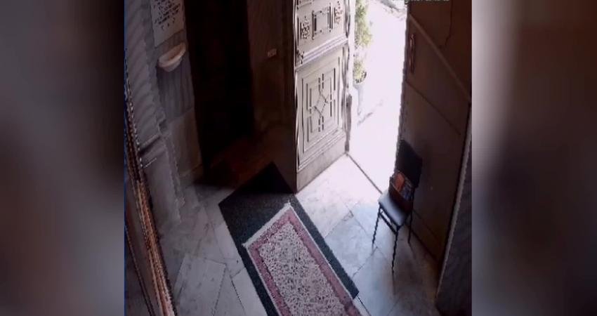 İstanbul’da Sarıyer’deki Santa Maria Kilisesi’nin güvenlik kamerası görüntülerine göre kar