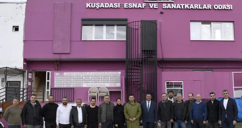 Kuşadası Belediye Başkanı Ömer Günel, Kuşadası Esnaf ve Sanatkarlar Odası’nı