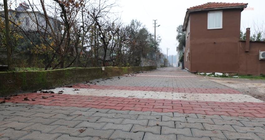 Menderes Belediyesi tarafından gerçekleştirilen yol yapım çalışmaları kapsamında Kuyucak Mahallesi’nde