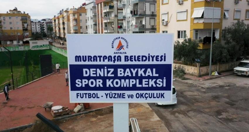 Muratpaşa Belediyesi’nin 30 milyon liralık yatırımla projesine başladığı Deniz Baykal