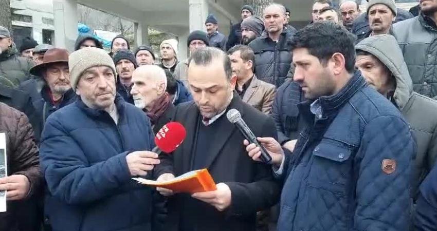 Ordu'nun Çaybaşı ilçesinde çevre dernekleri ve vatandaşlar, Ordu Büyükşehir Belediyesi’nin
