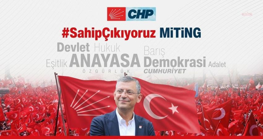Özgür Özel: Demokrasiye, Anayasaya Sahip Çıkmak İçin Tüm Yurttaşlarımızı 14 Ocak Saat 13.00’te Ankara’ya Mitingimize Davet Ediyoruz CHP Genel Başkanı Özgür Özel, “Demokrasiye, anayasaya, geleceğimize, emeğimize, ekmeğimize