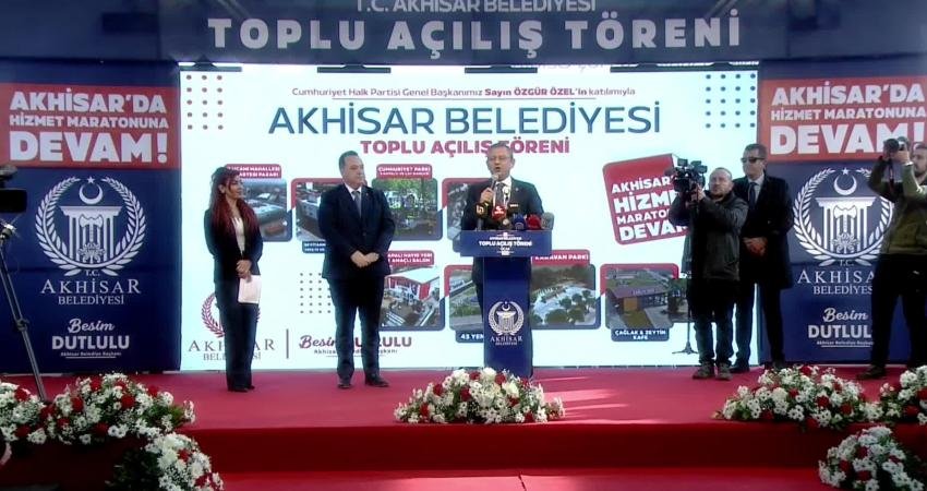 CHP Genel Başkanı Özgür Özel, “Tayyip Erdoğan pazartesi günü yapacağı