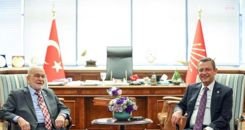 CHP Genel Başkanı Özgür Özel, bugün Saadet Partisi Genel Başkanı