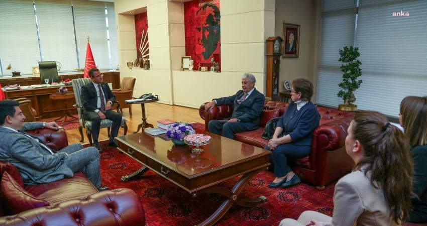 CHP Genel Başkanı Özgür Özel, Türk Hukuk Kurumu Başkanı Nail