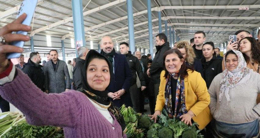 Aydın Büyükşehir Belediye Başkanı Özlem Çerçioğlu, Söke Belediye Başkanı Mustafa
