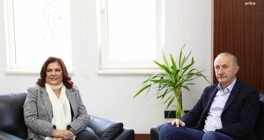 Aydın Büyükşehir Belediye Başkanı Özlem Çerçioğlu, Didim Belediye Başkanı A.