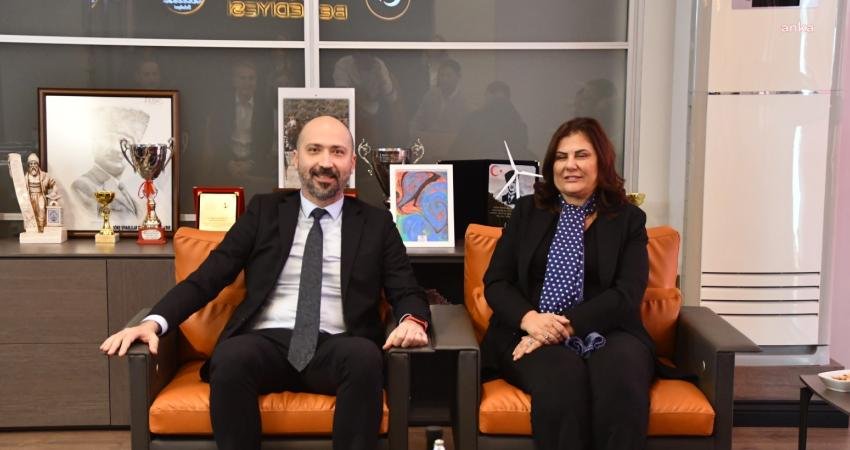 Aydın Büyükşehir Belediye Başkanı Özlem Çerçioğlu, Söke Belediye Başkanı Mustafa