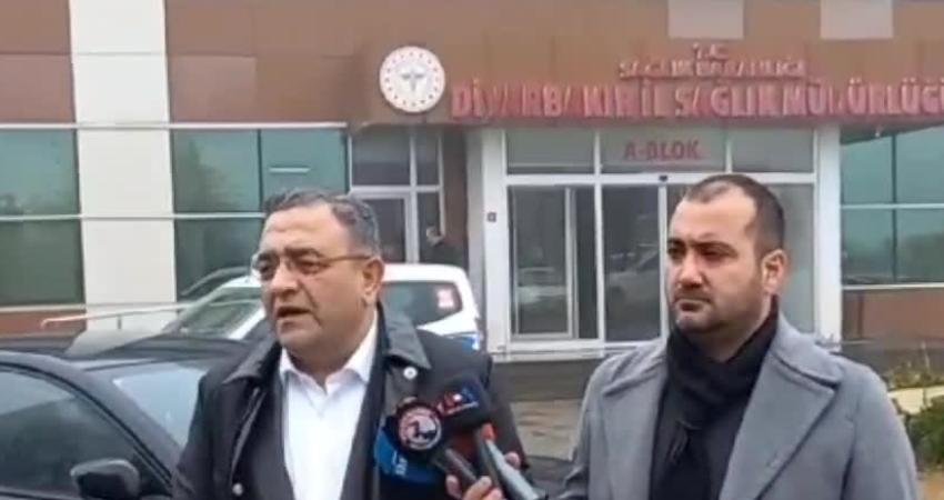 CHP Diyarbakır Milletvekili Sezgin Tanrıkulu, Diyarbakır Sağlık Müdürlüğü bünyesinde çalışan