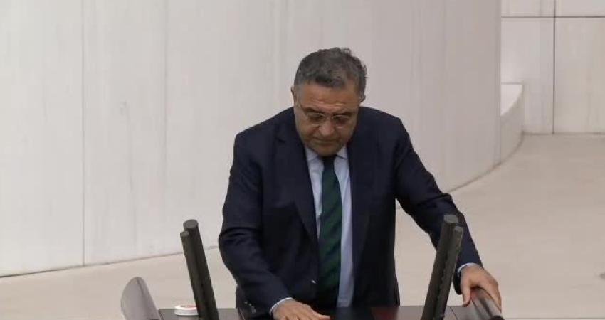 CHP Diyarbakır Milletvekili Sezgin Tanrıkulu, TBMM Genel Kurulu'nda; "Eğer siz