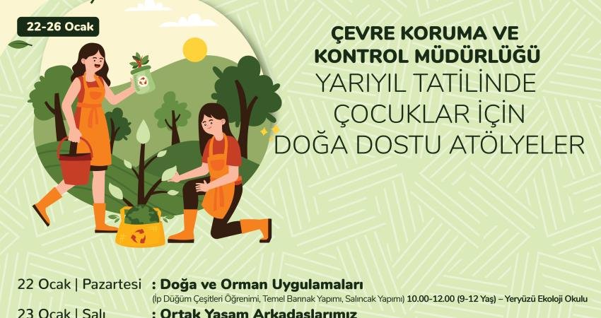 Tepebaşı Belediyesi tarafından çocuklar için yapılacak olan atölye çalışmaları ile