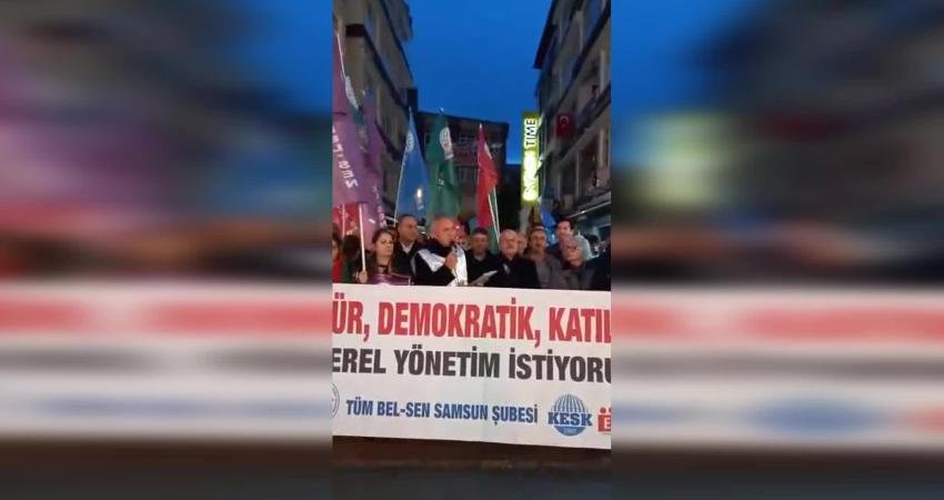 KESK Genel Meclis Üyesi ve Tüm Bel-Sen Samsun Şube Başkanı