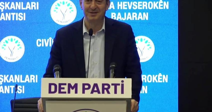 DEM Parti Eş Genel Başkanı Tuncer Bakırhan, “Bu yerel halk