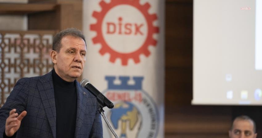 Mersin Büyükşehir Belediye Başkanı Vahap Seçer, DİSK Genel-İş Sendikası’nın Başkanlar
