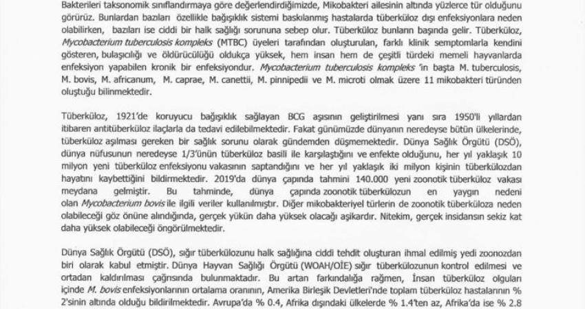 Veteriner Hekimler Derneği, “Dünya Sağlık Örgütü, her yıl yaklaşık 10