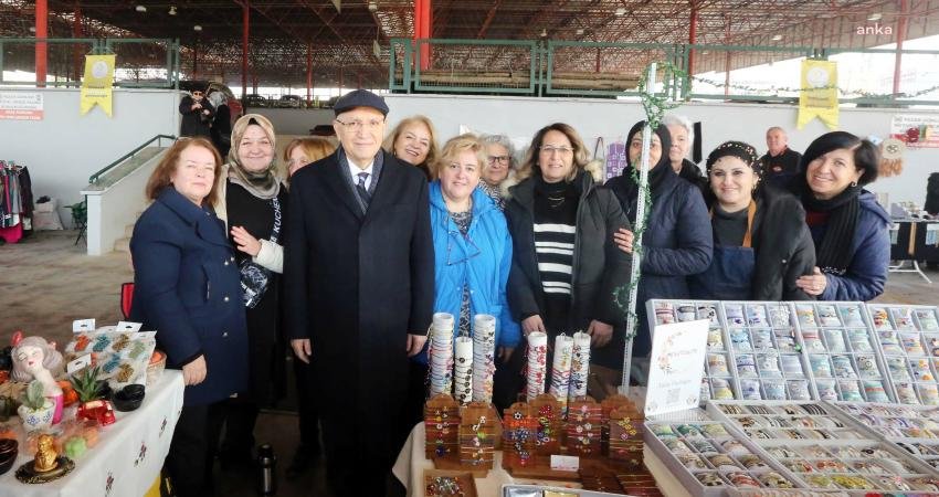Yenimahalle Belediye Başkanı Fethi Yaşar, el emeği ürünlerini gelire dönüştürmek