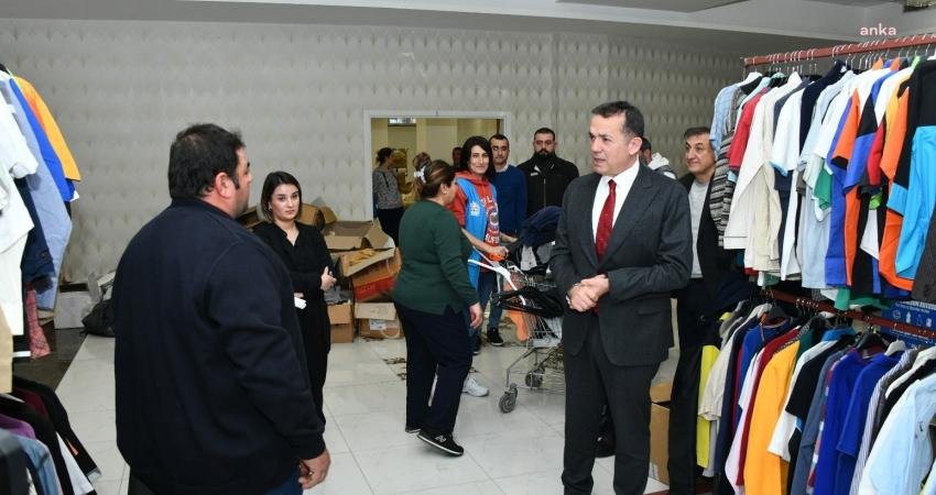 Mersin Yenişehir Belediyesi, kurduğu Giysi Evi’nde deprem sürecinden bu yana
