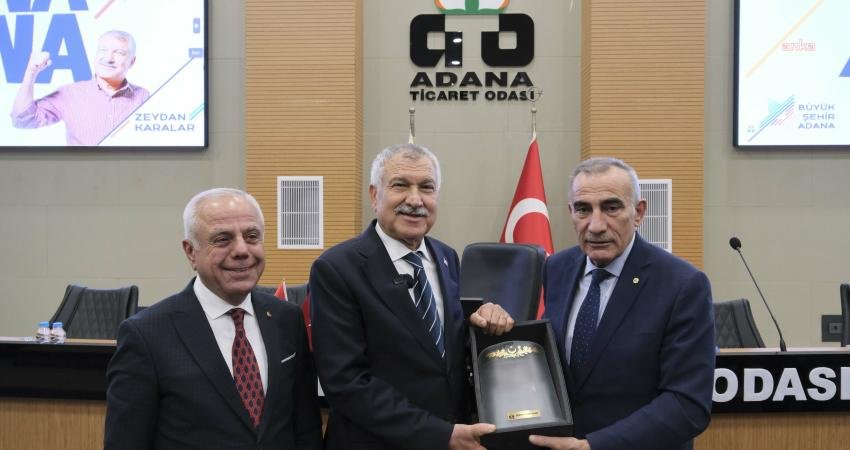 Adana Büyükşehir Belediye Başkanı Zeydan Karalar, Adana Ticaret Odası Meclis