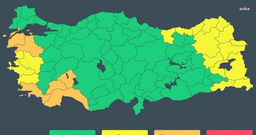 AFAD, Antalya’nın merkez ilçeleri ve Isparta'nın güneyinde çok kuvvetli sağanak