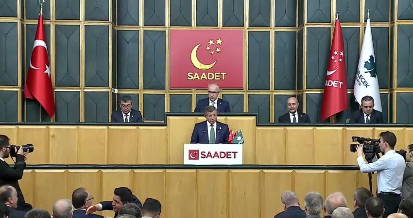 Gelecek Partisi Genel Başkanı Ahmet Davutoğlu, TBMM’de Saadet- Gelecek Partisi