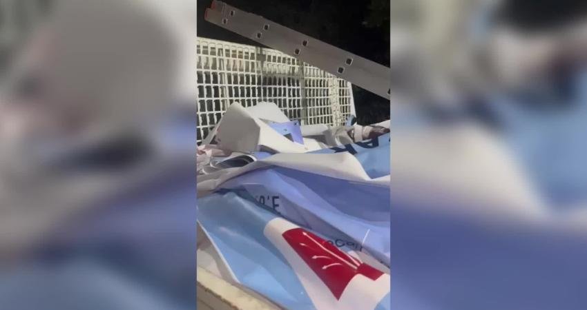 AKP’li başkan y&ouml;netimindeki Bah&ccedil;elievler Belediyesi&rsquo;ne ait bir ara&ccedil; gece yarısı,