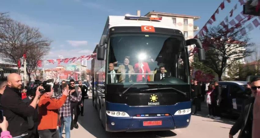 İYİ Parti Genel Başkanı Meral Akşener, Ankara Kahramankazan&rsquo;da yerel se&ccedil;imler