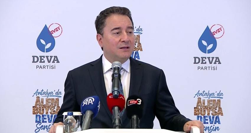 DEVA Partisi Genel Başkanı Ali Babacan, Cumhur İttifakı’nın İstanbul B&uuml;y&uuml;kşehir