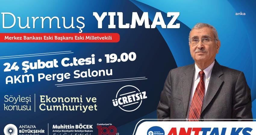 Antalya B&uuml;y&uuml;kşehir Belediyesi tarafından d&uuml;zenlenen &lsquo;Anttalks&rsquo; etkinliği kapsamında eski Merkez