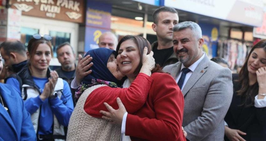 Aydın Büyükşehir Belediye Başkanı Özlem Çerçioğlu, İncirliova’da pazar ziyareti yaptı,