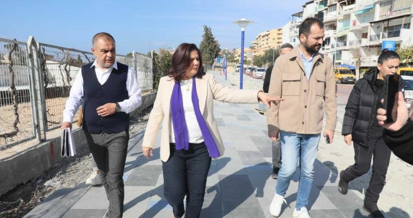 Aydın B&uuml;y&uuml;kşehir Belediyesi, Kuşadası merkezde 2 bin 500 metre uzunluğundaki