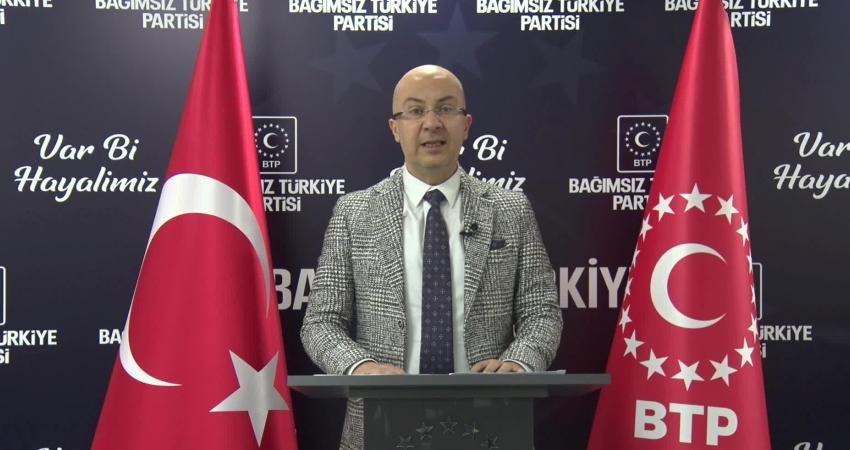 Bağımsız T&uuml;rkiye Partisi (BTP) Ankara İl Başkanı Ahmet Burak G&uuml;ven,