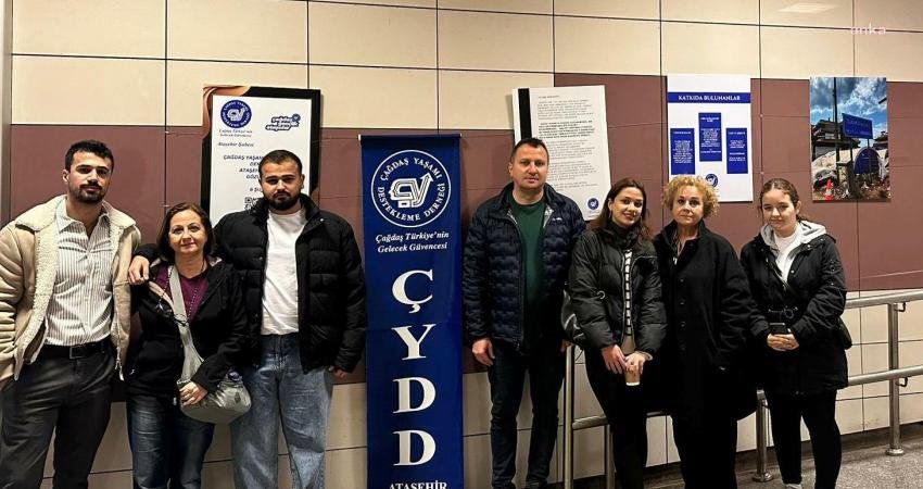 Çağdaş Gençlik Ataşehir Şubesi öğrencileri, 6 Şubat 2023 deprem felaketinin