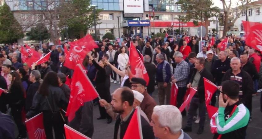 CHP İzmir B&uuml;y&uuml;kşehir Belediye Başkan Adayı Cemil Tugay, Menderes&rsquo;te se&ccedil;im