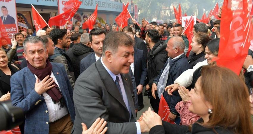 CHP İzmir B&uuml;y&uuml;kşehir Belediye Başkan Adayı Cemil Tugay, Seferihisar Se&ccedil;im