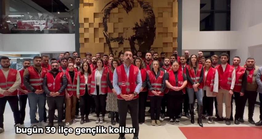CHP İstanbul İl Gen&ccedil;lik Kolları Başkanı Erdem Kara, se&ccedil;im &ccedil;alışmalarını
