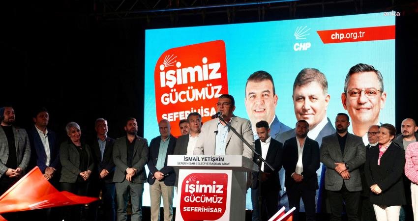 CHP Seferihisar Belediye Başkan Adayı İsmail Yetişkin, &Uuml;rkmez&rsquo;deki se&ccedil;im ofisini