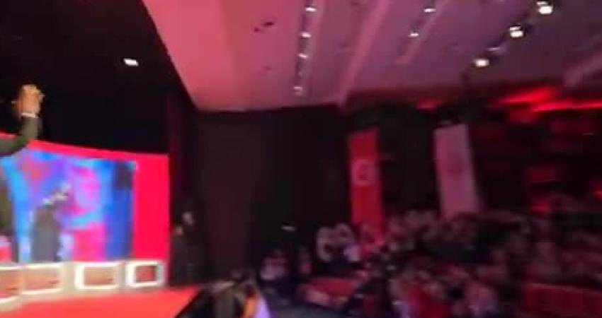 Devrimci İşçi Sendikaları Konfederasyonu'nun (DİSK) 17'nci Genel Kurulu'na Filistin Genel