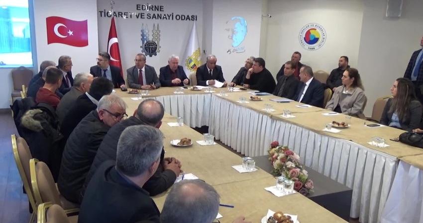 Edirne ve Ticaret Sanayi Odasından (ETSO) akredite belgesi alan sanayi