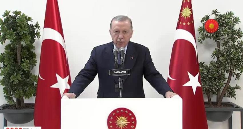 Cumhurbaşkanı Recep Tayyip Erdoğan, Gaziantep Deprem Konutları Kura ve Anahtar